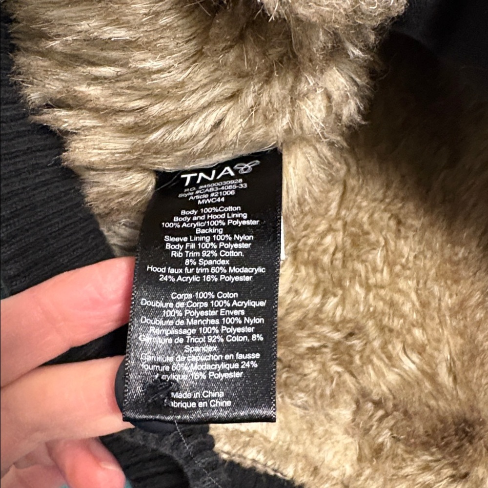 TNA Black Utility Jacket - Picture 7 of 7